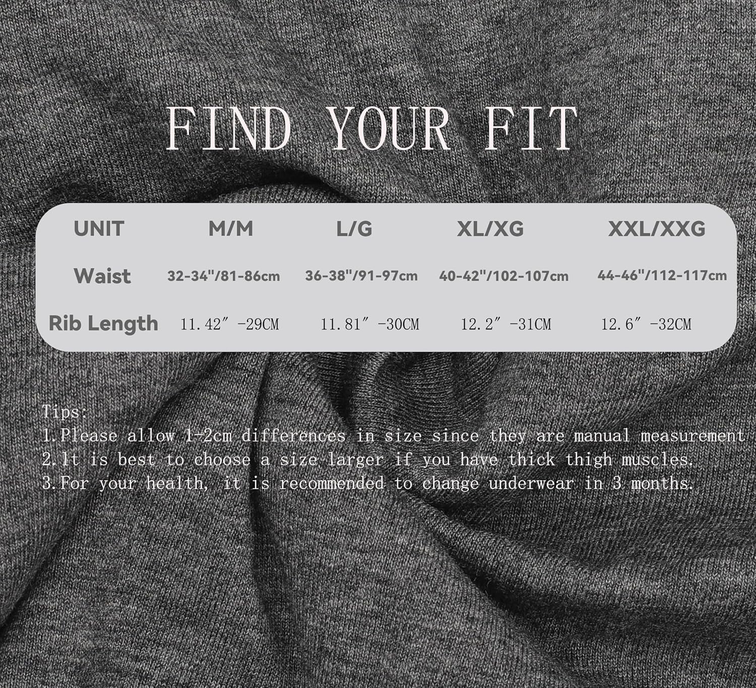 Men's Boxer Briefs Cotton Trunks Underwear Multipack 4 Pack - Image 7