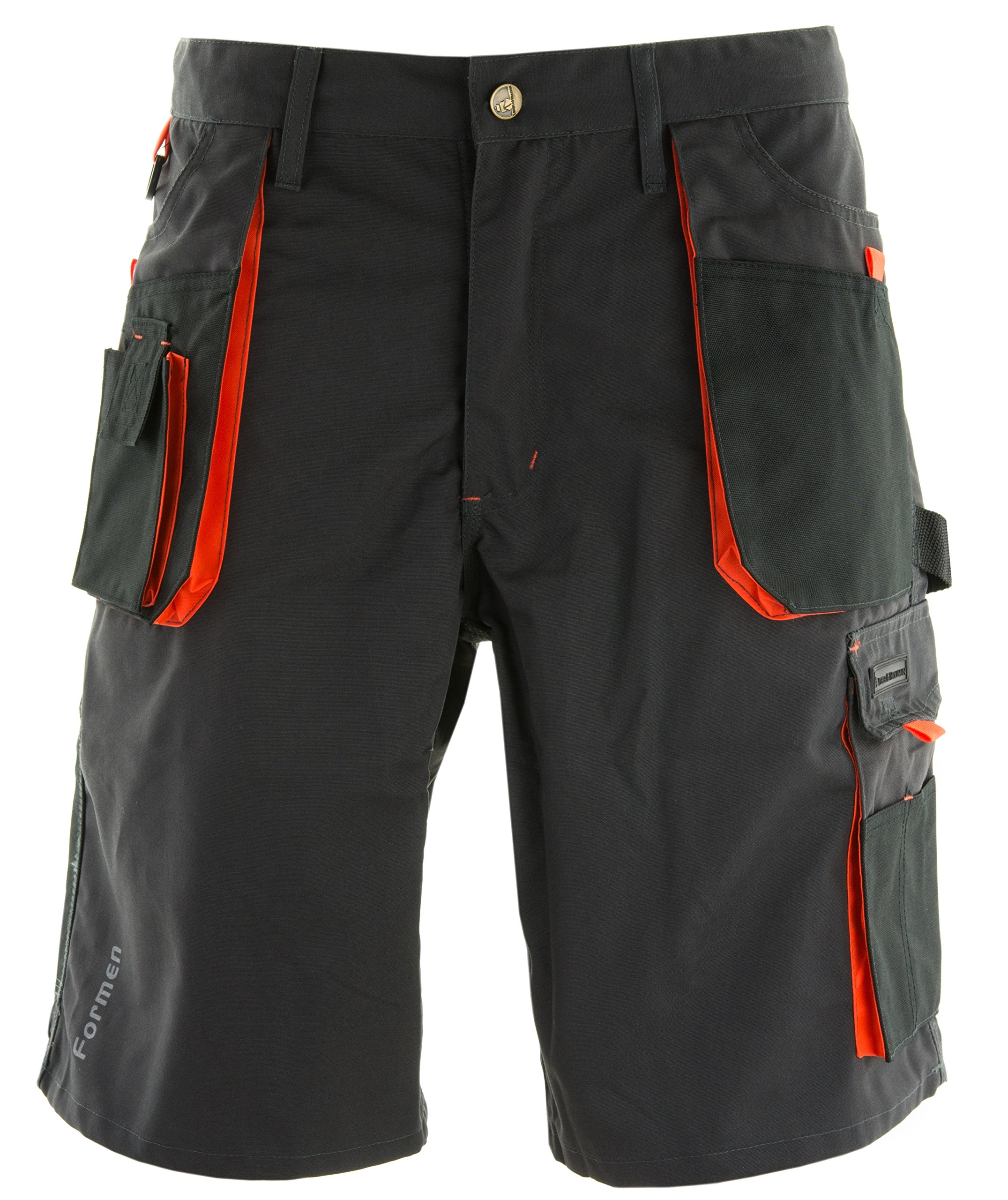 REIS | Pantalones Cortos De Trabajo | Pantalones De Jardín | 65% poliéster/35% algodón (270g/m²)
