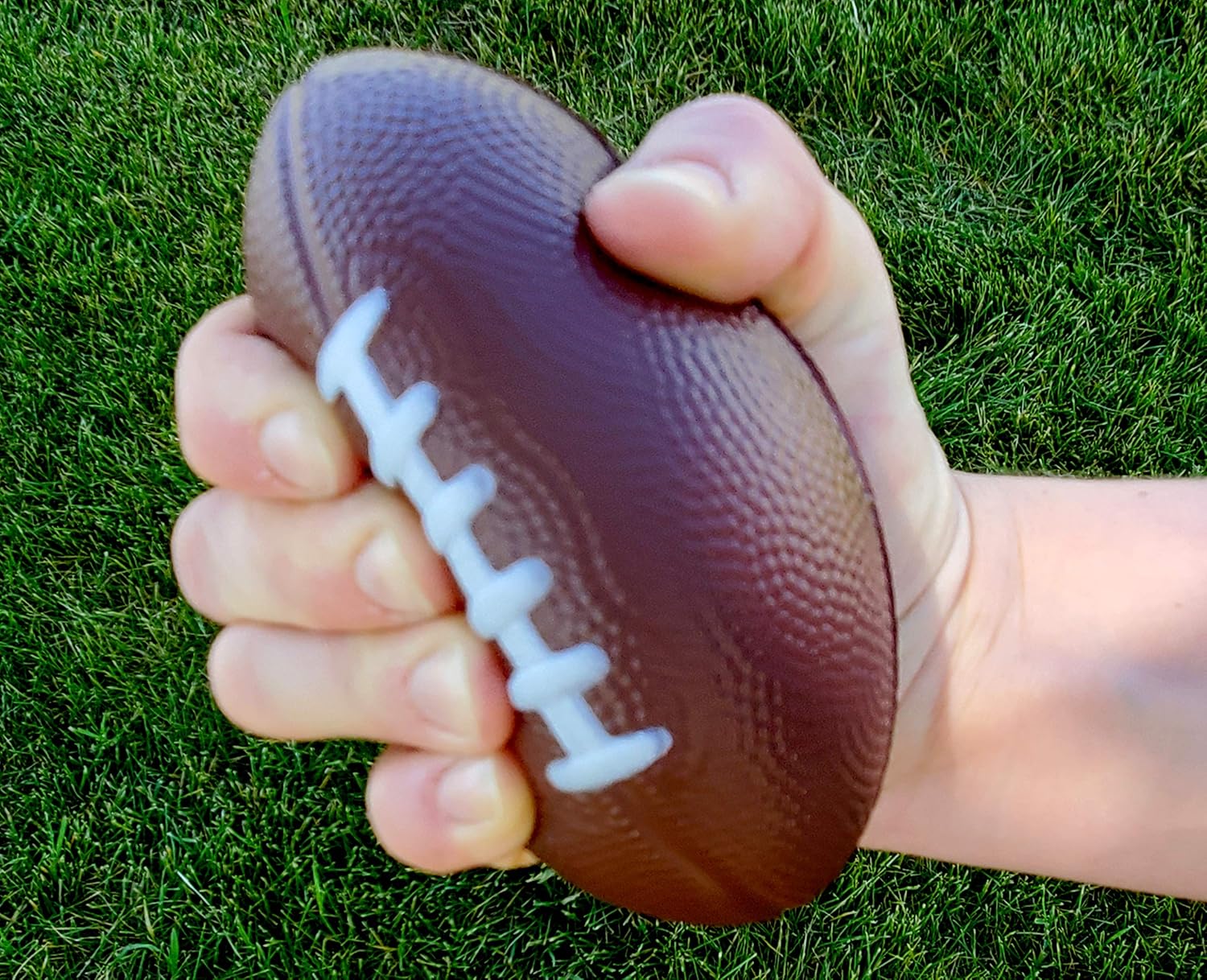 Foam Ball Toy Football, The Perfect Sports Toy for Party Supplies, Mini Football for Kids. 3-Pack, One Each of Color. Foamballs are 4.75" x 3" : Toys & Games