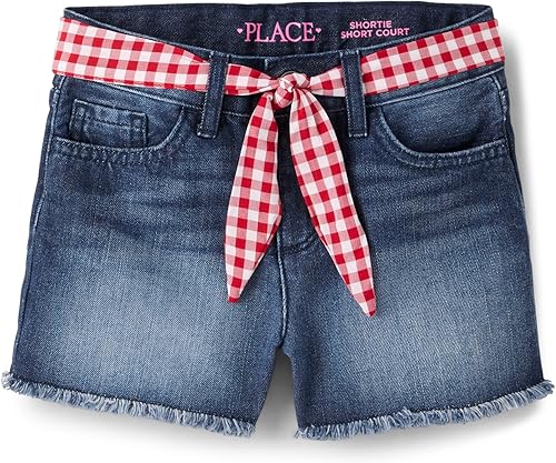 Denim Shortie Shorts