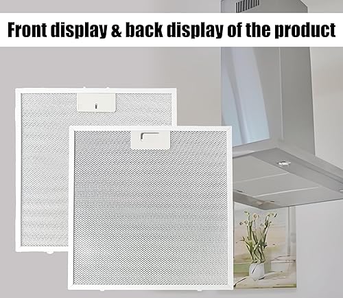 Miniatura 2 de WB02X27207 Filtros de grasa de campana extractora compatibles con campana extractora GE JVX5300BJ1TS JVX5300DJ1BB Reemplazar 4463981 AP6039217