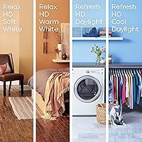 Vista 4 de GE Refresh Bombillas LED, 100 W, luz diurna, A19 (paquete de 2)