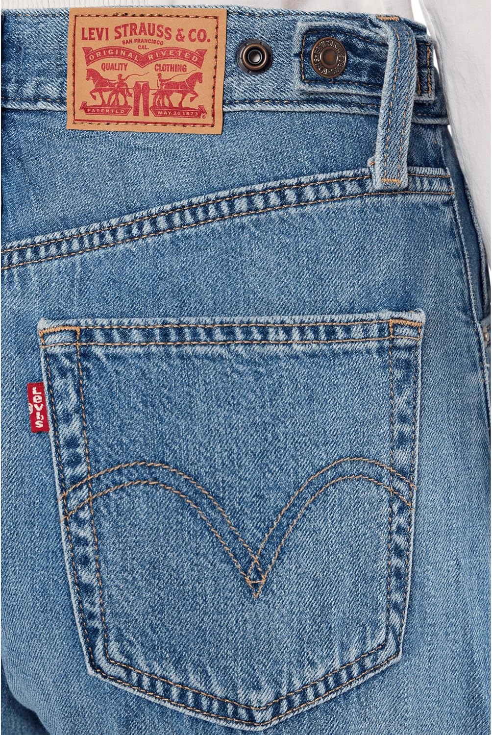 Levi's Womens Cinch Barrel Jeans- Legacy - Image 5