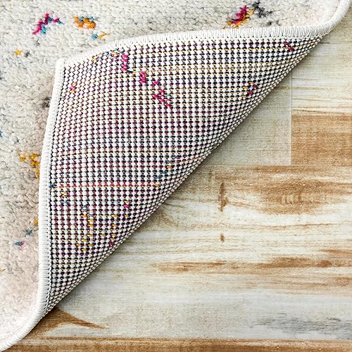 Miniatura 7 de nuLOOM - Alfombra marroquí Blythe, 12 pies x 18 pies, multicolor claro