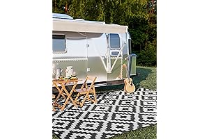 9'x12' Waterproof Outdoor Rug: Durable Patio Mat for Outdoor Spaces
