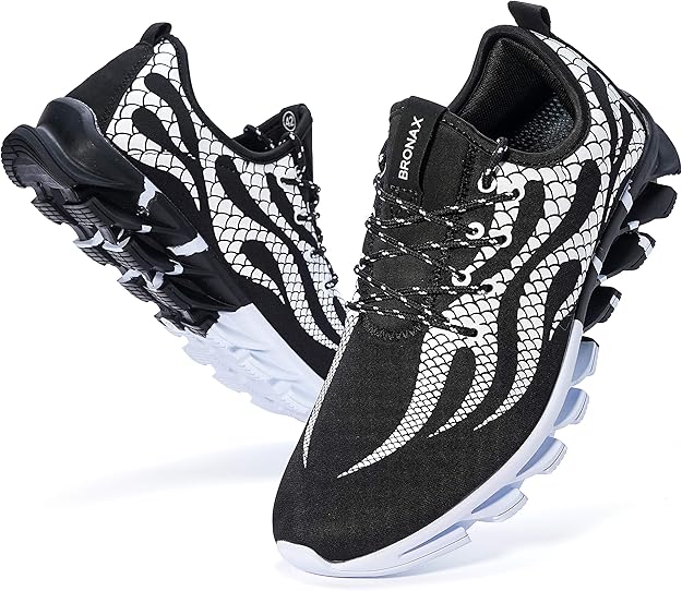 BRONAX Sneakers for Mens Tennis Shoes Lace up Comfortable