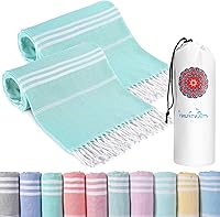 Vista 20 de Antfuny Toallas de playa turcas Esenciales para vacaciones Secado rápido Sin arena De gran tamaño Toalla de baño Piscina Natación Toalla extra