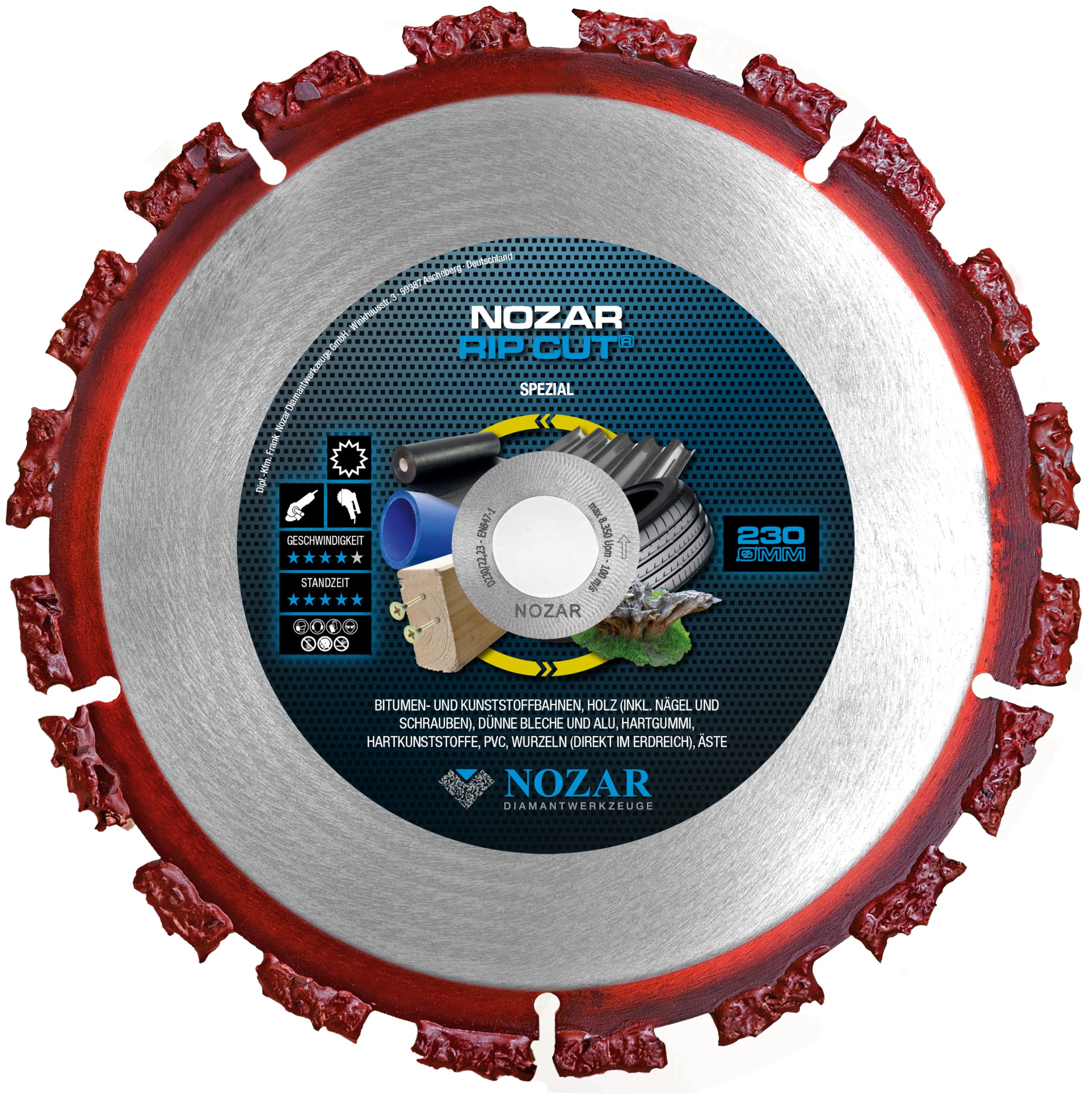Rip Cut 6702164 Disco de corte, 230 mm, 1 Piezas