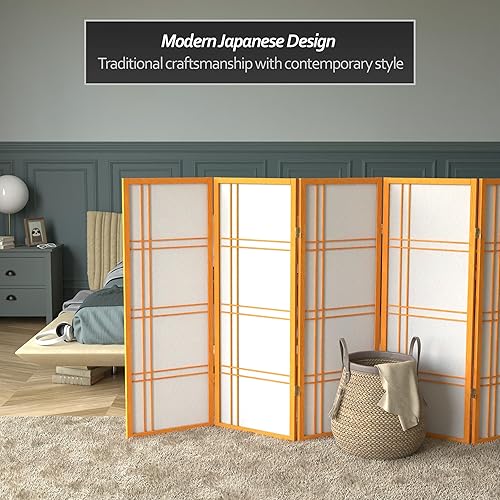 Miniatura 66 de Pantalla Shoji corta de doble cruz de 4 pies - Natural - 3 paneles Natural,Negro -,Honey,Rosewood,Nuez,Blanco,https://www.amazon.com/dp/undefined