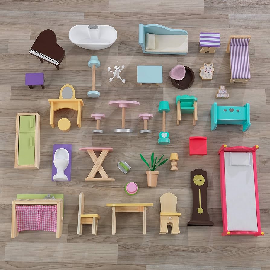 Amazon.com: KidKraft Majestic Mansion Wooden Dollhouse with