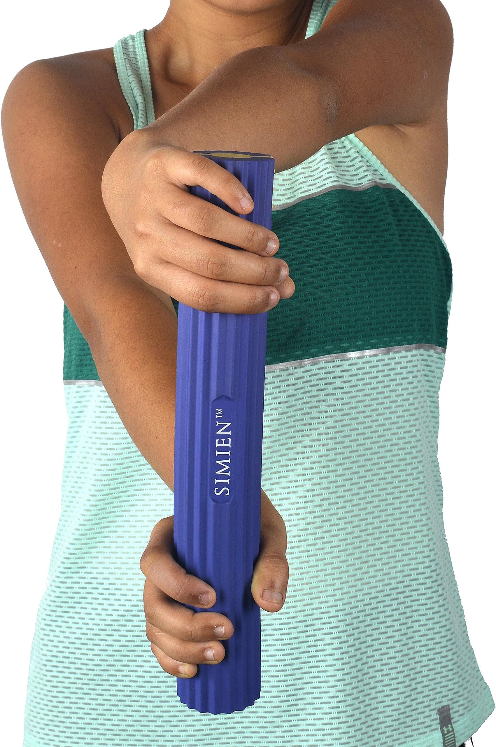 SIMIEN Flexible Rubber Twist Bar - 3 Resistance Bar Levels In 1 - Tennis Elbow, Golfer's Elbow, Tendonitis, Works With Brace & Sleeves - Flex & Twist Elbow, Wrist, Forearm Pain Relief - 2 BONUS eBooks
