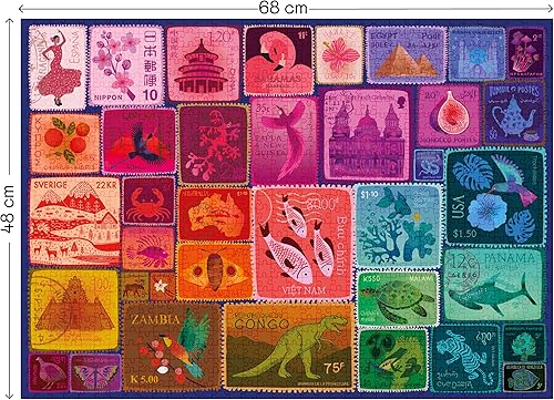 Miniatura 2 de Elena Essex Rompecabezas para adultos de 1000 piezas - Colección de sellos  Rompecabezas  Rompecabezas de 1000 piezas para adultos  Colorido