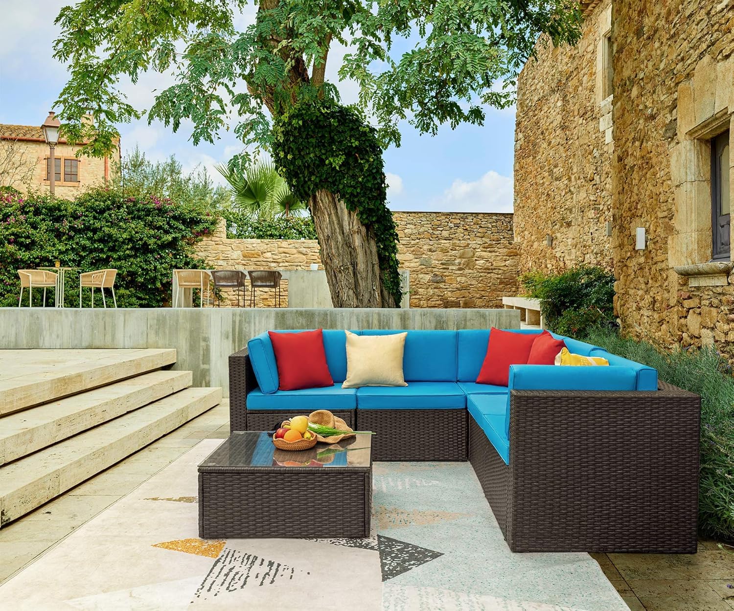 Buy Homall 6 Pieces Patio Furniture Sets Outdoor Sectional Sofa All