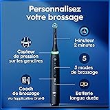 Oral-B Brosse à Dents Electrique iO 5 avec Brossette de Rechange, Noire – 5 Modes de Brossage dont Douceur et Blancheur, Capteur de Pression sur les Gencives et d’Usure, Batterie Rechargeable, Etui - 3