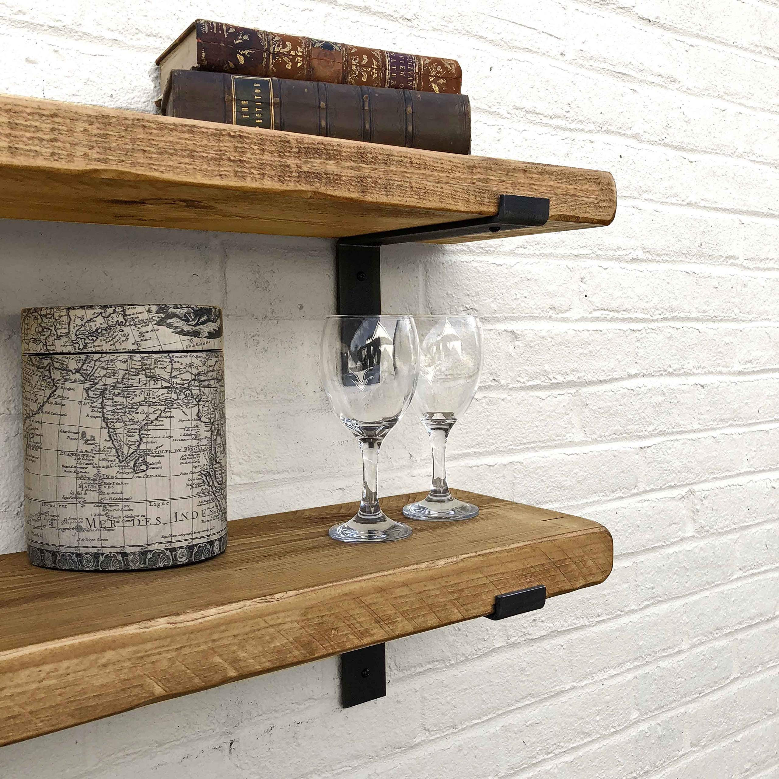 Buy Ben Simpson Furniture Handmade Chunky Wooden Lipped Bracket Shelf