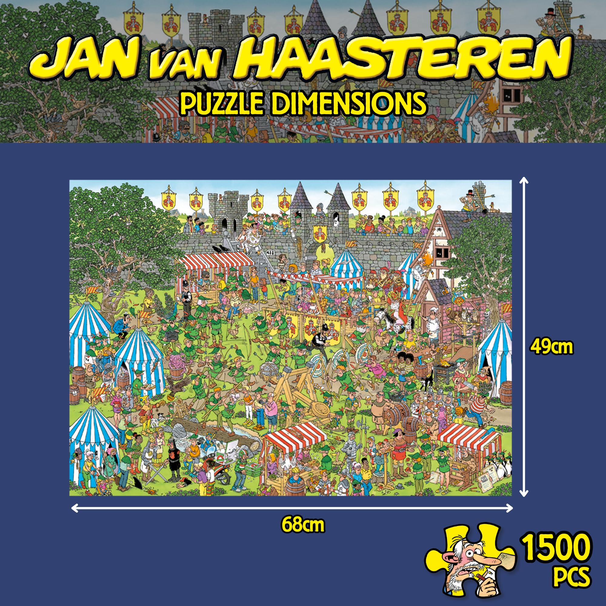 Jan van Haasteren Robin Hood Festival 1500 pezzi