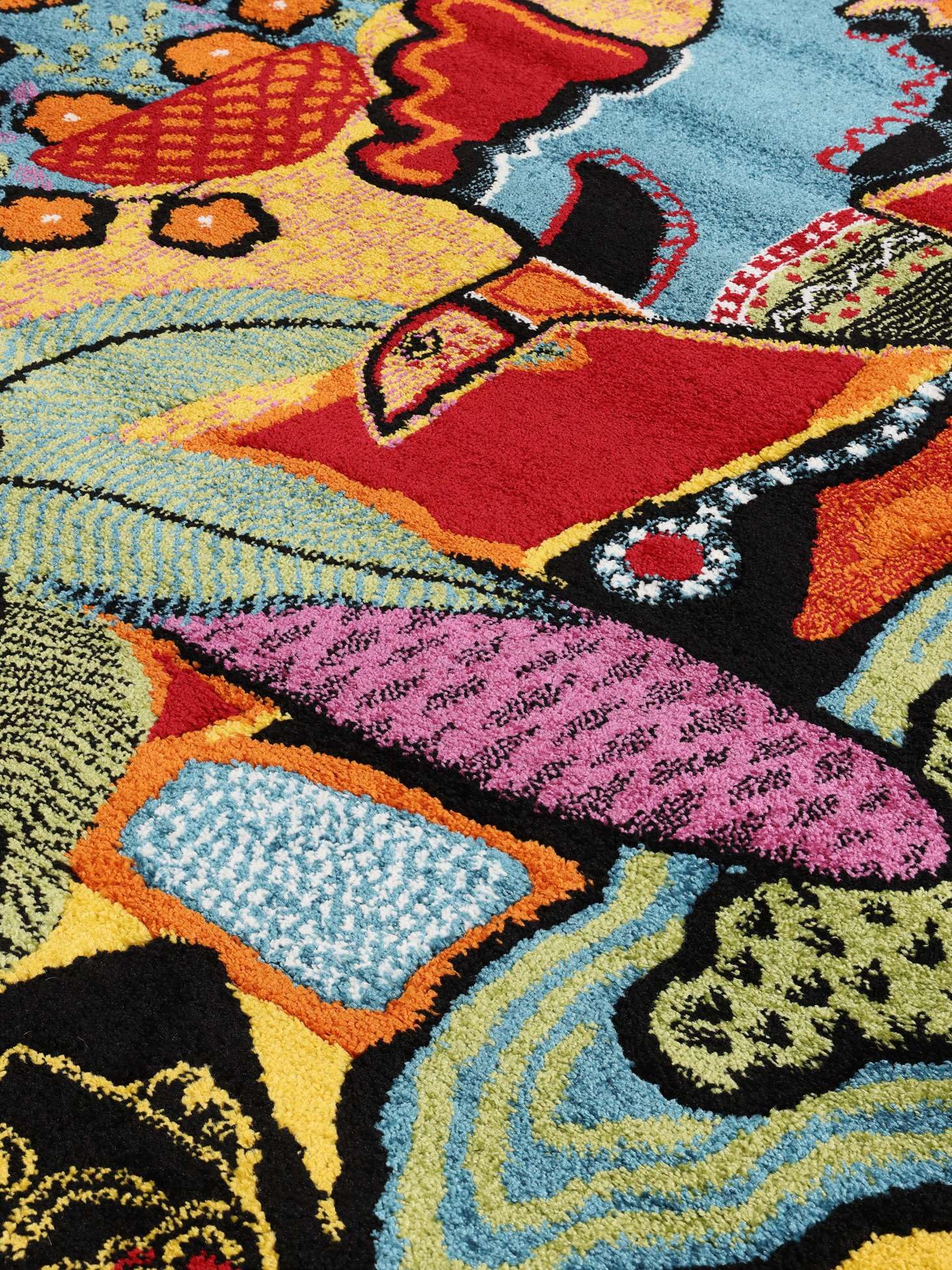 RugVista Tomorrow is Another Day Tapis, 140 x 200 cm, Multi/Rouge