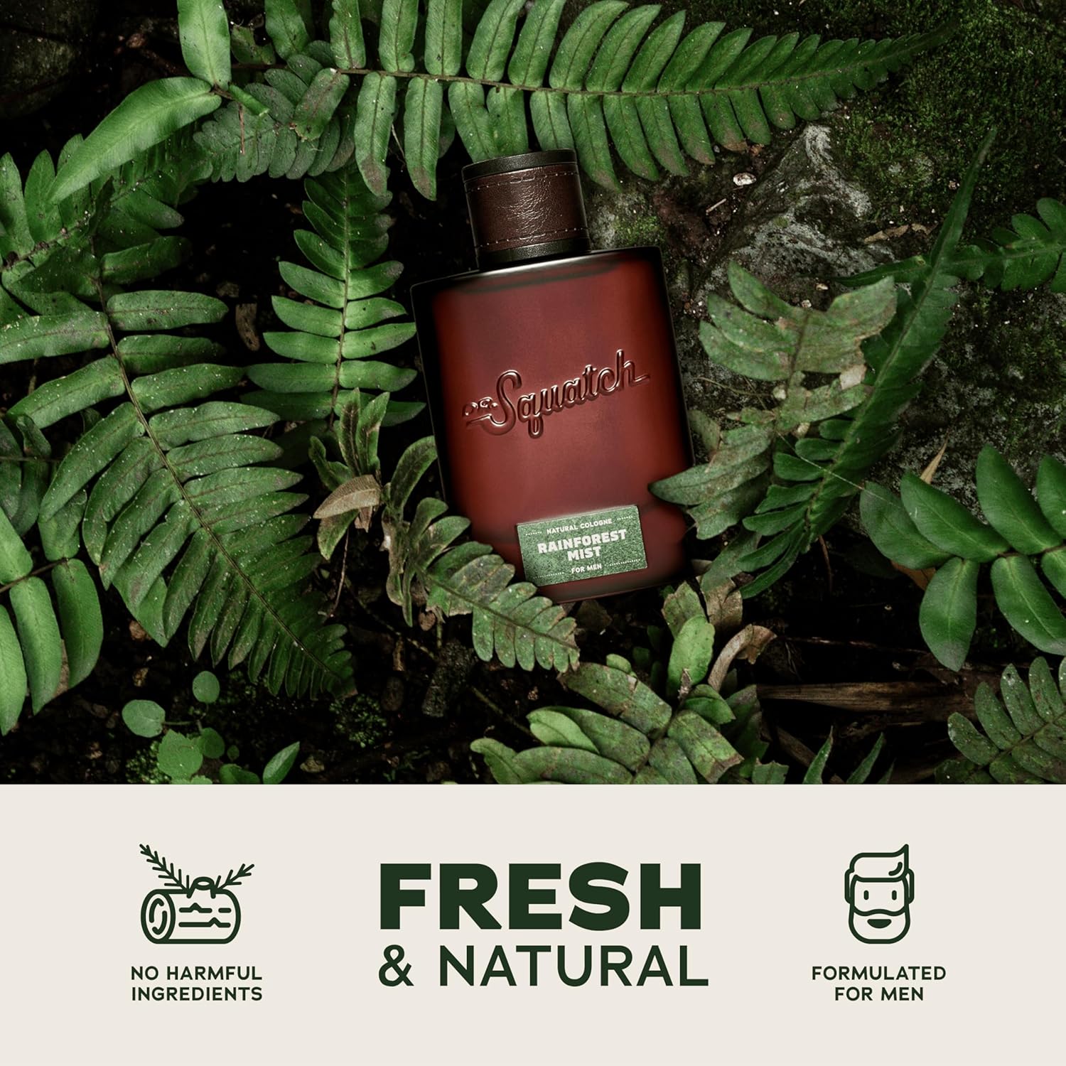 Dr. Squatch Natural Cologne for Men - Scent-Lock Technology and Sustainably-Sourced Ingredients - Rainforest Mist Cologne (1.7 fl oz) - Image 4