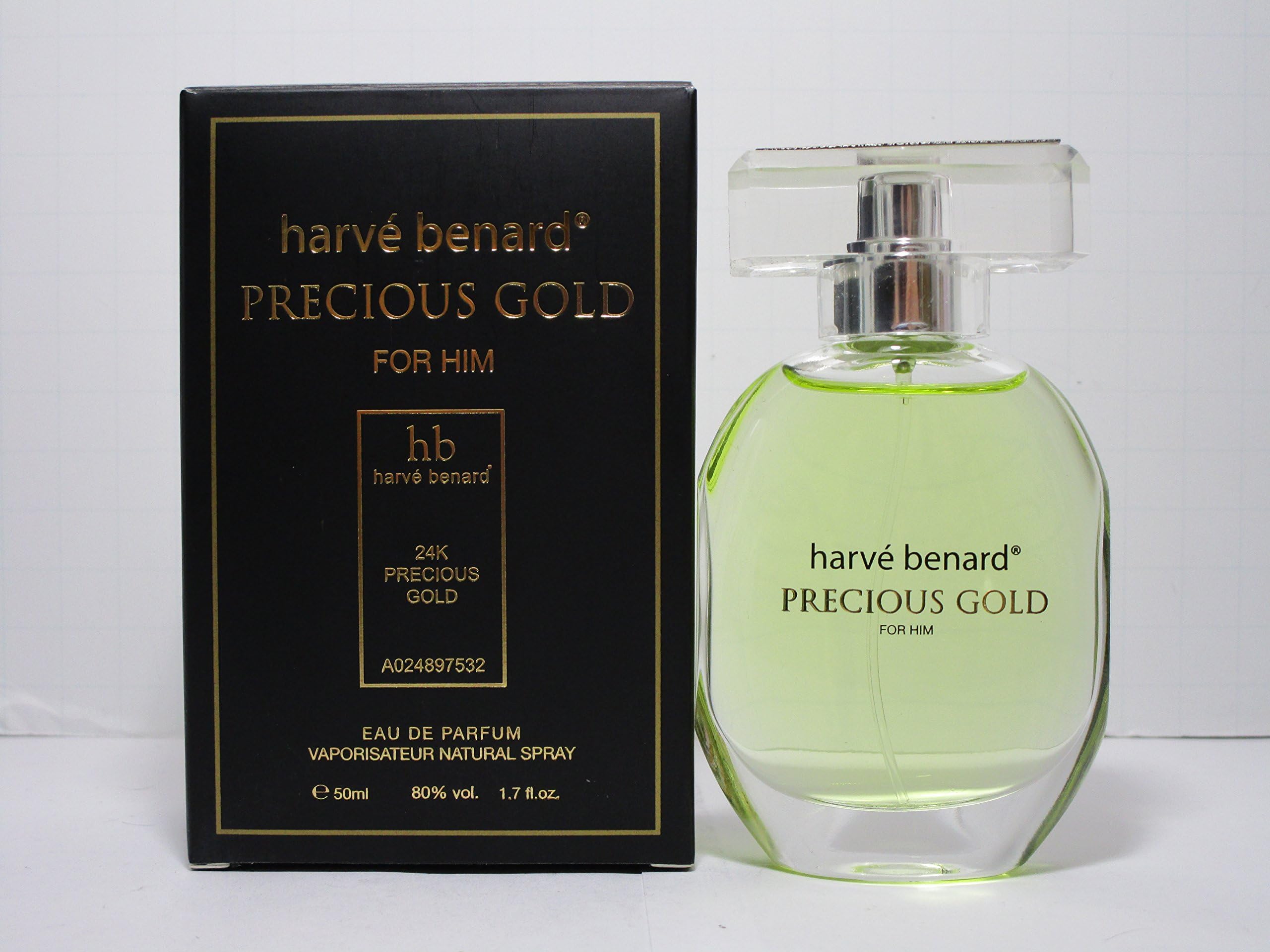 PRECIOUS GOLD FOR HIM Eau De Parfum SPRAY FOR MEN 1.7 Oz / 50 ml BRAND NEW ITEM IN BOX