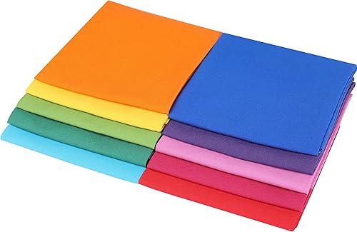 Vista 81 de Craftido -25 opciones: paquetes de tela de acolchado 100% algodón, 10 cuartos gruesos de 18 x 21 pulgadas, peso mediano de 5.2 onzas