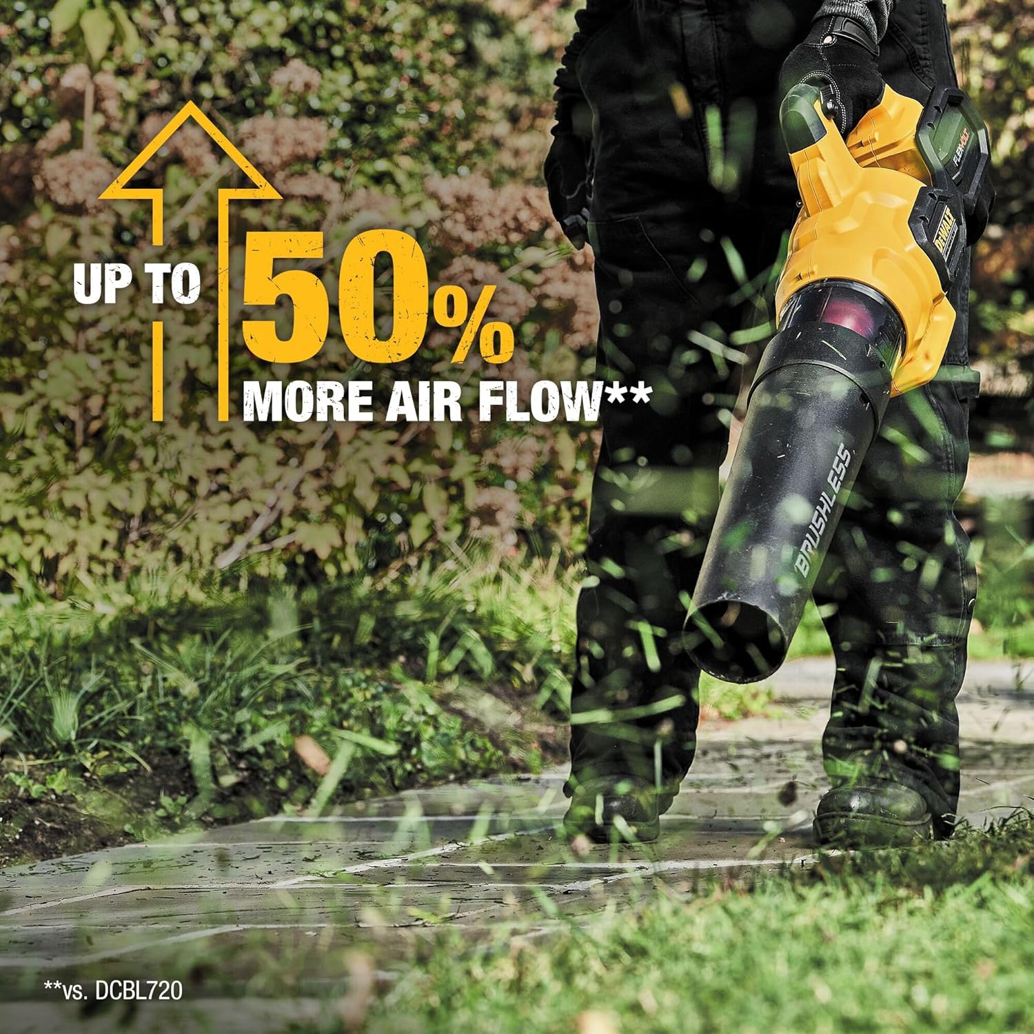 DEWALT FLEXVOLT 60V MAX* Blower, 125 MPH, 600 CFM (DCBL772X1)