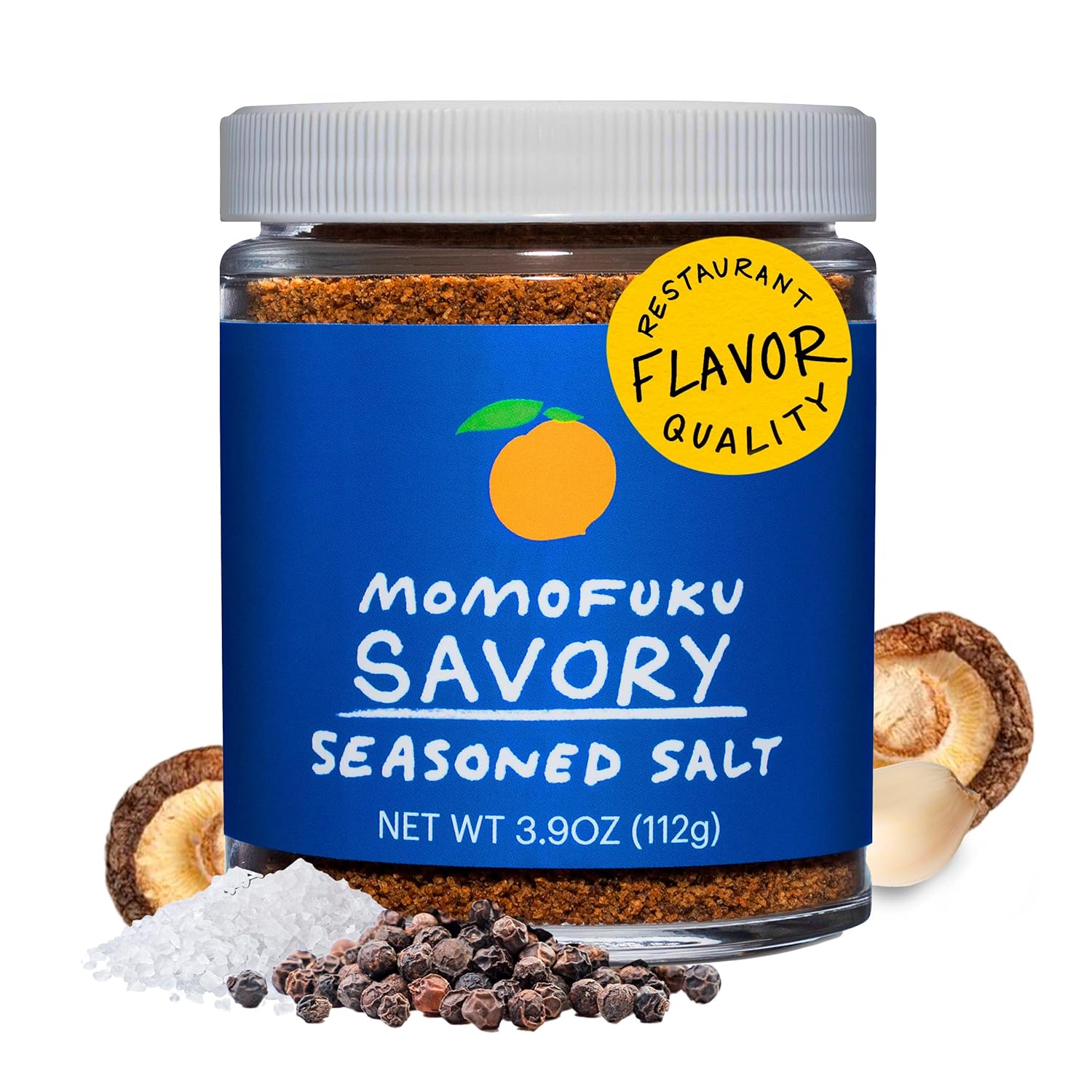 Momofuku Savory Seasoned Salt by David Chang, 4 Ounces, Umami Seasoning for Meat &amp; Vegetables, Supercharged Salt &amp; Pepper, Chef Made for