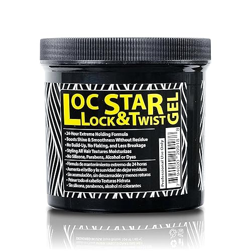 Miniatura 4 de IWELL Signature  Loc Star  Gel Lock&Twist de 30 onzas  Sujeción extrema, suaviza y domina el encrespamiento  Brillo, larga duración para trenzas,