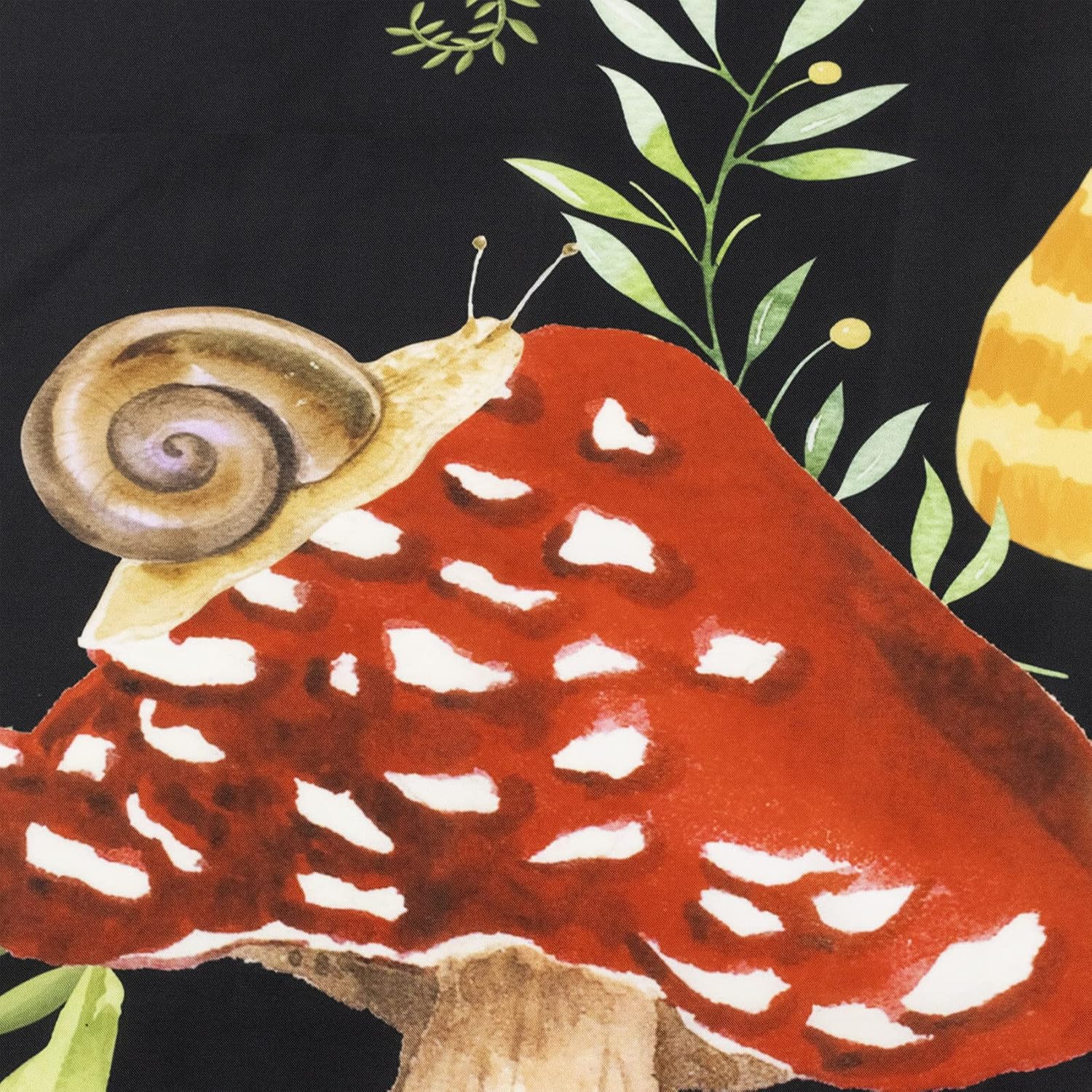 EOBTAIN Mushroom Shower Curtain Butterfly Floral Shower Curtain Boho Moon Starry Night Sky Botanical Plant Green Leaf Wildflower Cottagecore Aesthetic Bathroom Curtain 72x78Inch Fabric Durable 12 Hook