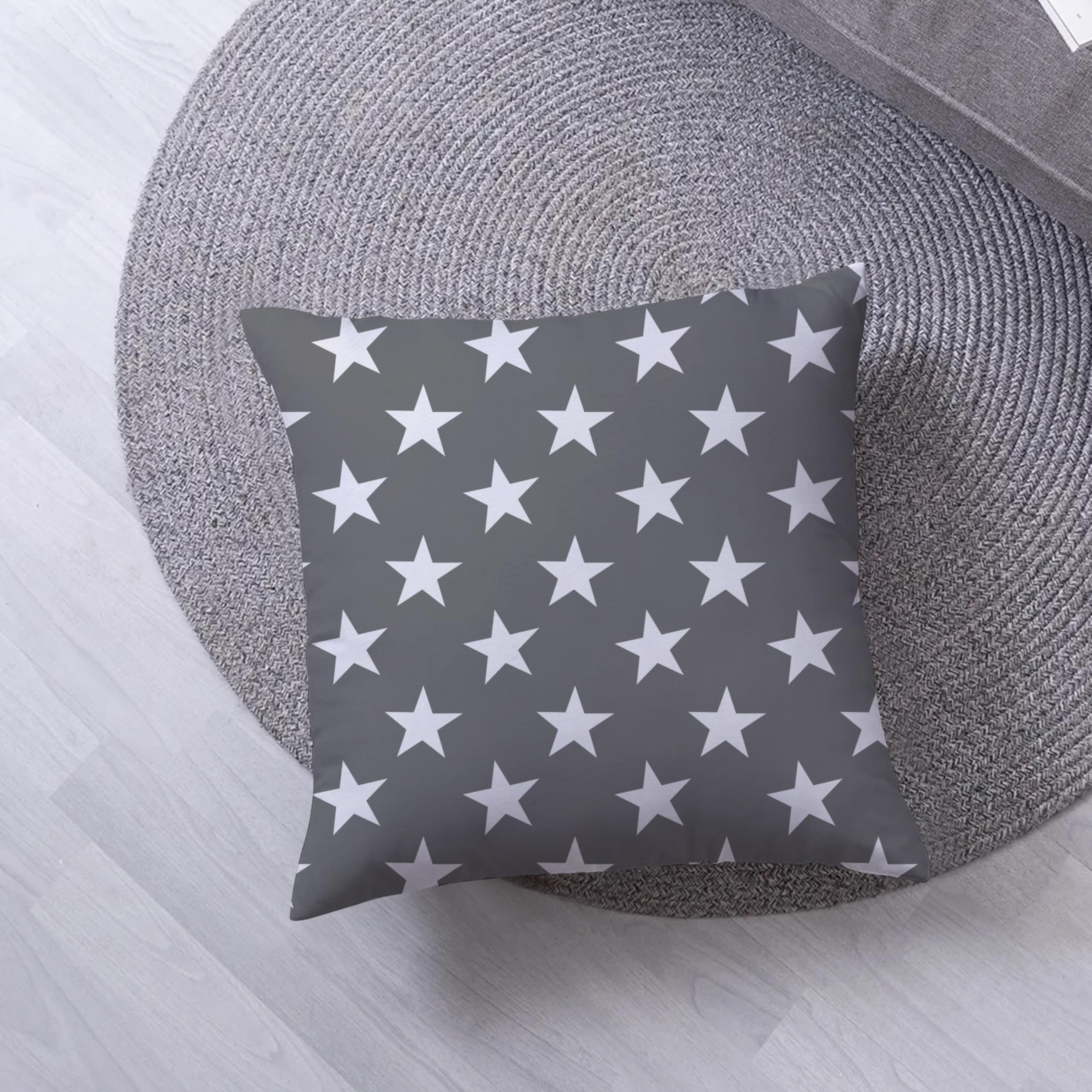 Pink Cotton Cushion Cover - 16x16" -8