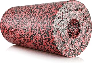 BODYMATE Foam Roller Standard Medio-Duro Lunghezza 30 cm Diametro 15 cm con ebook Gratuito - Foam Roller Professionale in Vari Colori e Misure