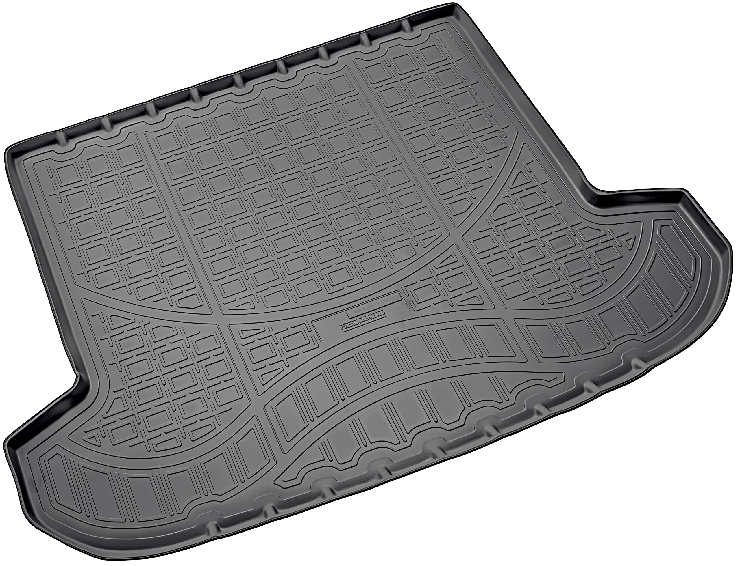 Recambo Alfombrilla de goma para maletero de calidad prémium apta para Hyundai Tucson III, tipo TL, a partir de 2015, ajuste perfecto con borde