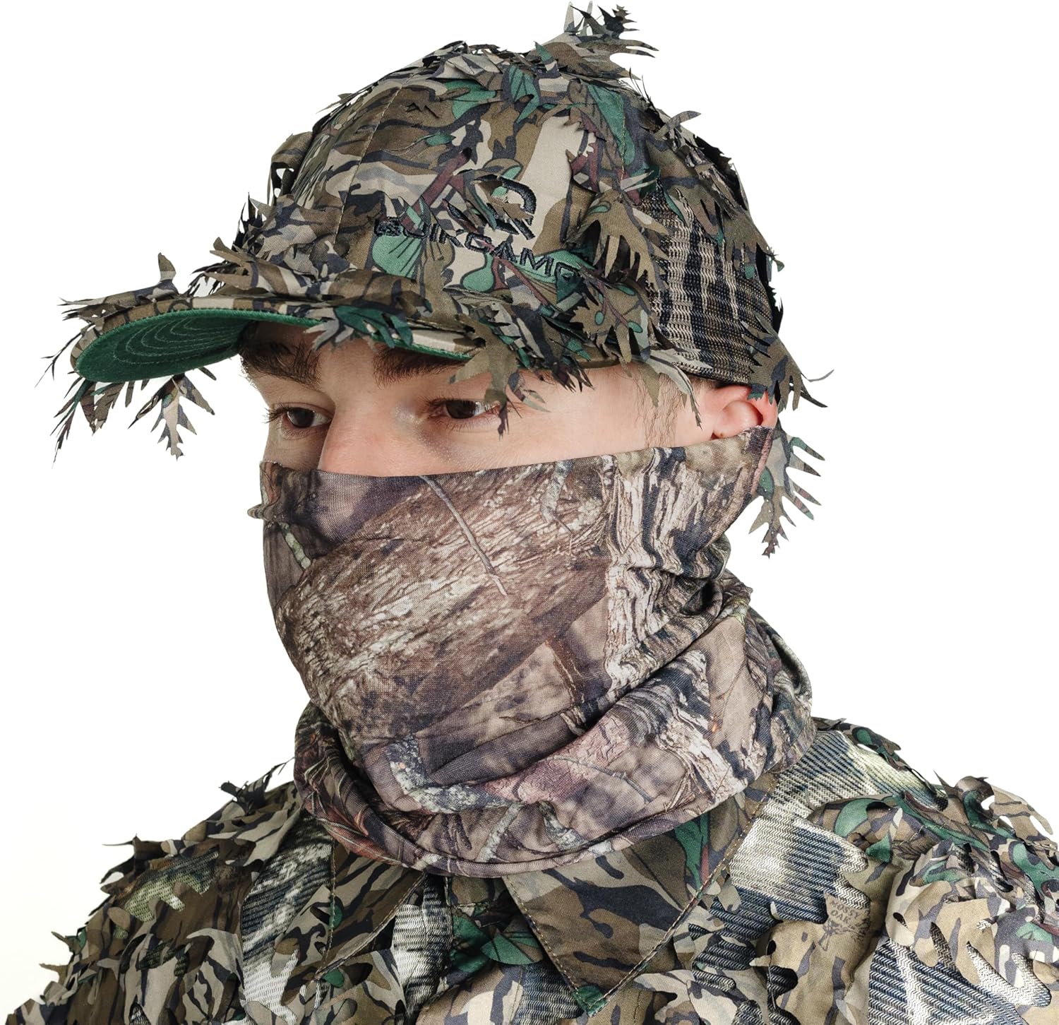 QuikCamo Mossy Oak and Realtree Camo Face Mask Gaiters for Turkey Hunting