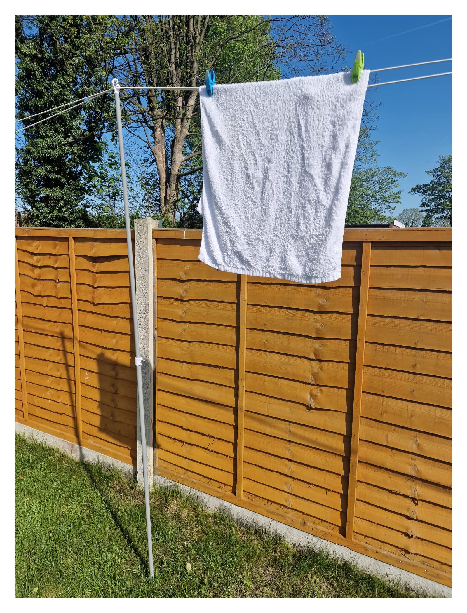 Line Prop Heavy Duty Washing Prop 2.4m Home Hacks Adjustable Telescopic Washing ...