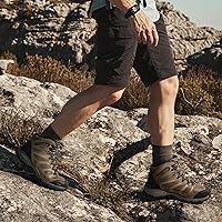 Vista 7 de NORTIV 8 - Botas de senderismo para hombre, impermeables, ligeras, para exteriores, mochileros, senderismo