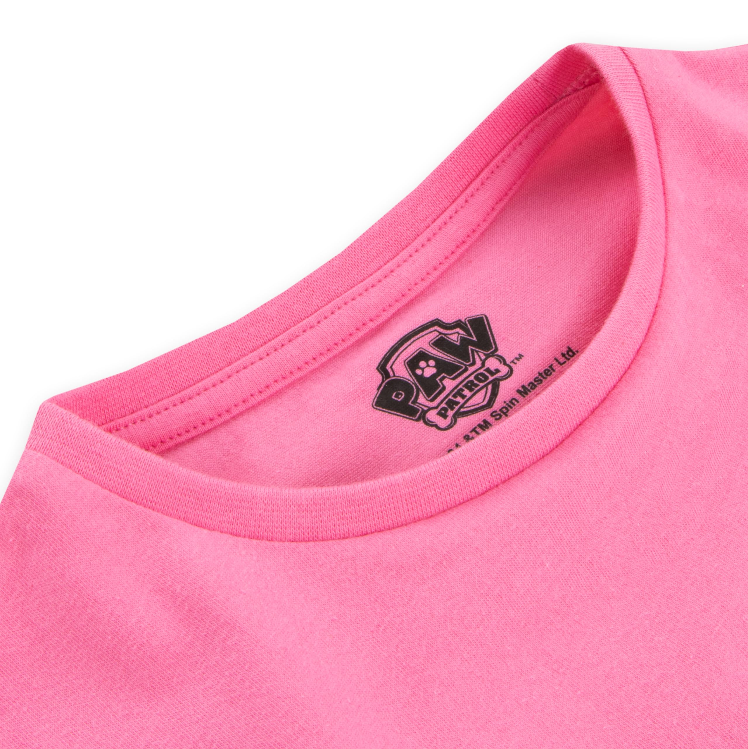 Paw Patrol Camiseta Skye para niñas, camiseta de verano de algodón para niñas, de 18 meses a 8 años