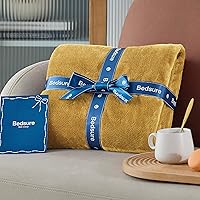 Vista 46 de Bedsure - Manta de vellón, tamaño queen, suave, ligera, afelpada, mullida, acogedora, de microfibra de lujo, color rosa, 90 x 90 pulgadas