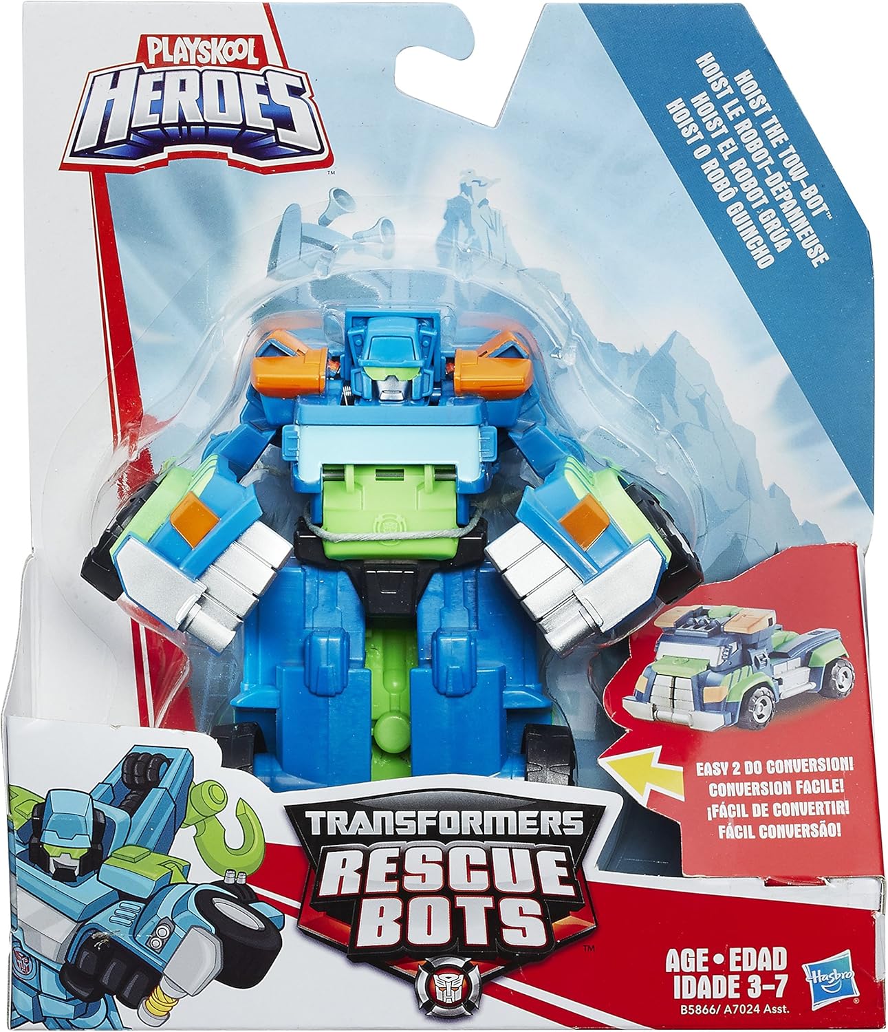 Playskool Heroes Transformers Rescue Bots Rescan Hoist The Tow Bot Action Figure