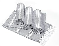 Vista 14 de Belizzi Home Toalla de Playa Turca - Toallas de Playa Grandes Extragrandes Paquete de 4 - Suaves Duraderas Compactas Ligeras de Secado Rápido Sin