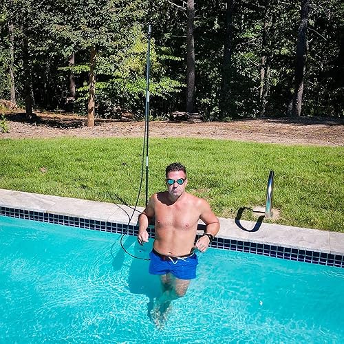 Miniatura 8 de Swim Tether ST3 Home Swim Trainer - Cinturón de natación estacionario para piscinas pequeñas - Nada en su lugar para entrenamientos de cuerpo