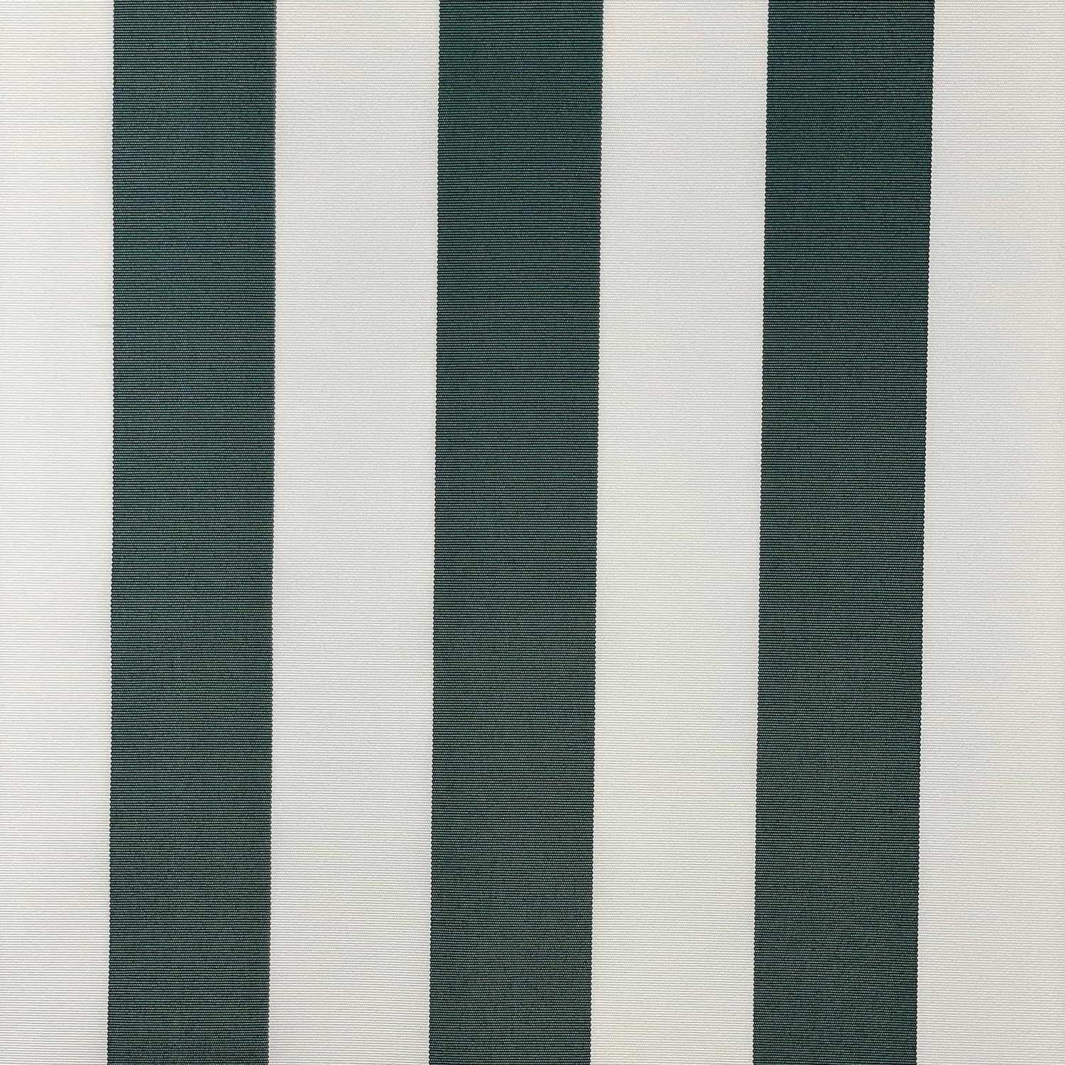 Tessuto impermeabile a righe in tela resistente per sedie da esterni, 150 cm di larghezza (al metro, Whitesands, verde bottiglia
