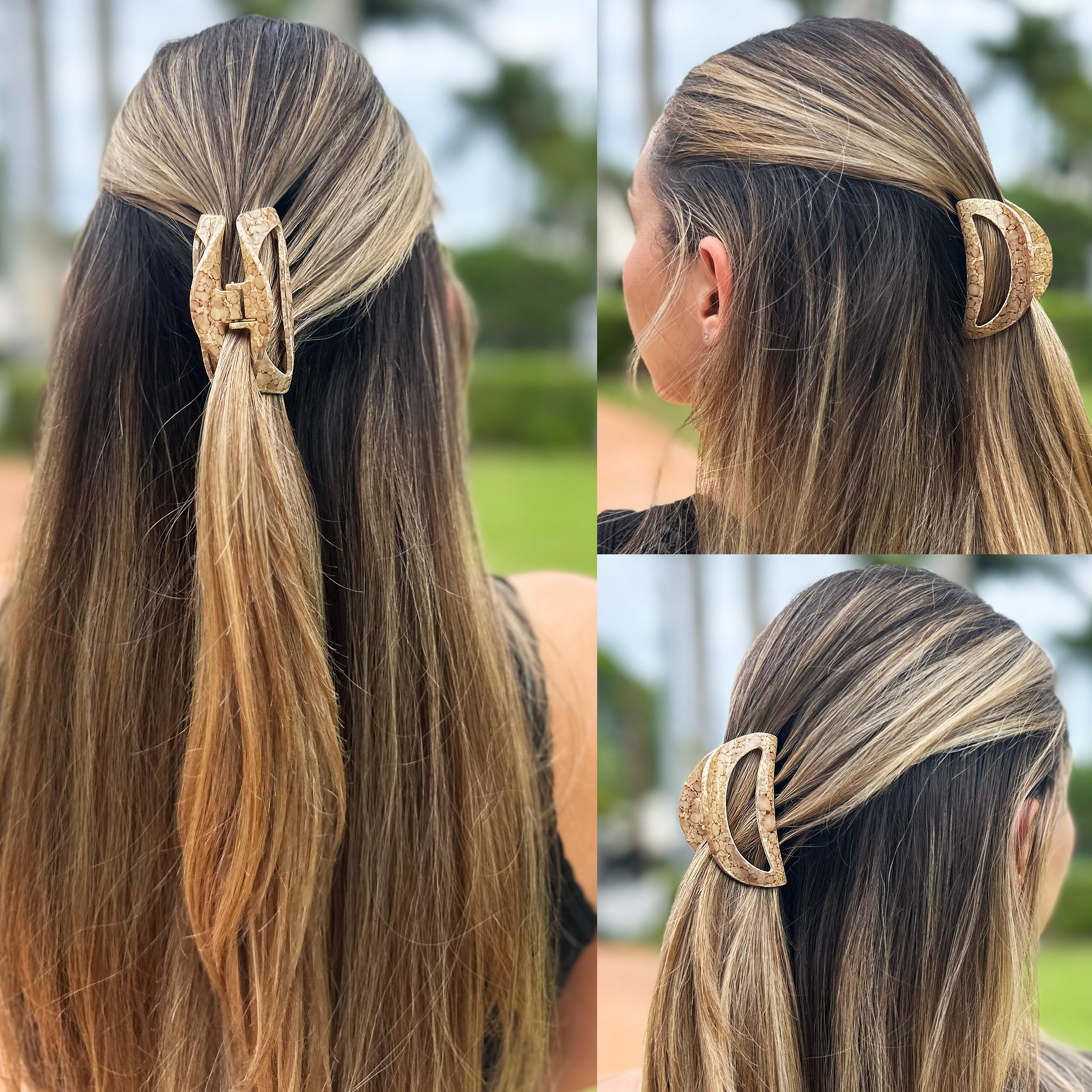 Camila Paris CP3192 Französische Haarspange für Damen, dickes Haar für langes, lockiges, gewelltes Haar, Mädchen-Haarklammern, langlebig, große Haarklammer für dickes Haar, starker Halt, rutschfester