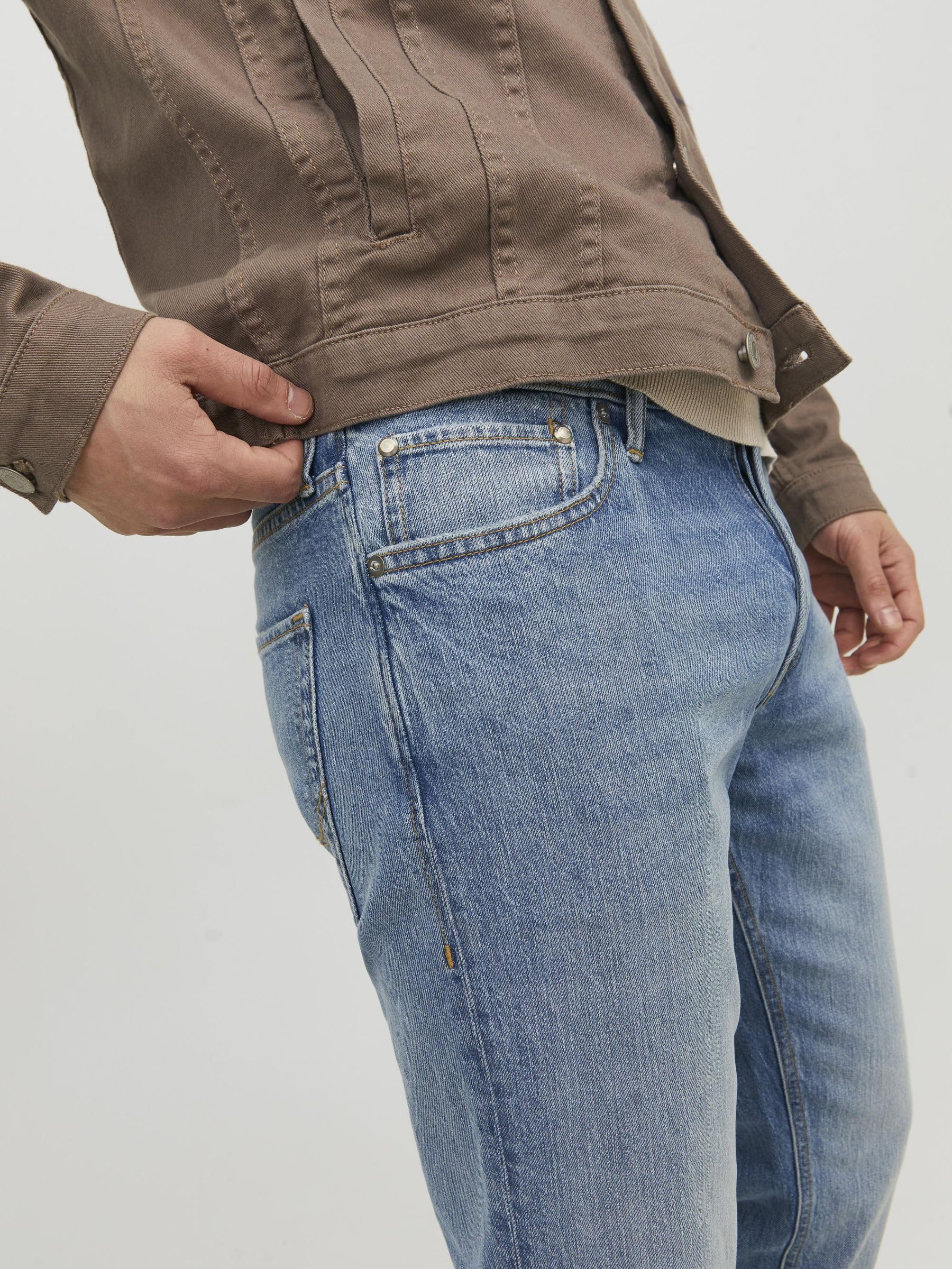 JACK & JONES Tapered Fit Jeans JJIMIKE Jjoriginal SBD 555 Noos Tapered Fit Jeans