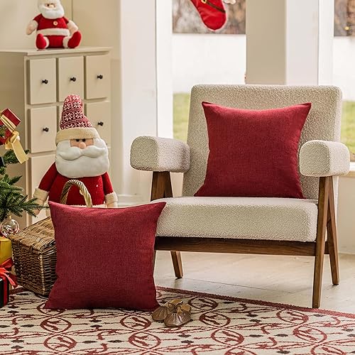 Miniatura 6 de Home Brilliant - Funda lino muy suave para almohada