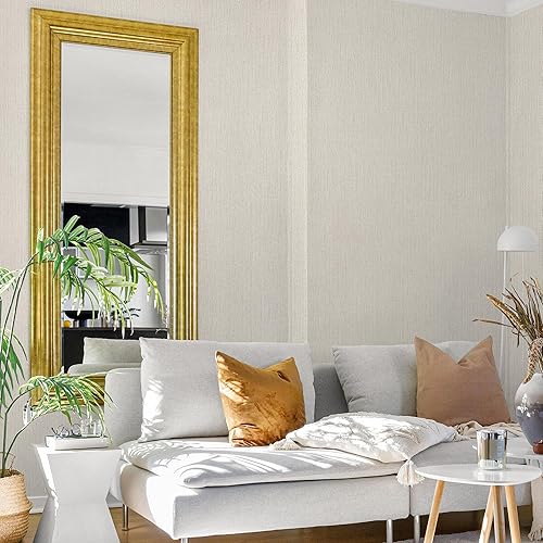 Miniatura 7 de Dimoon Papel tapiz de 393 x 17.3 pulgadas, grueso en relieve de flores para despegar y pegar, papel de contacto floral, sólido, puro, impermeable,