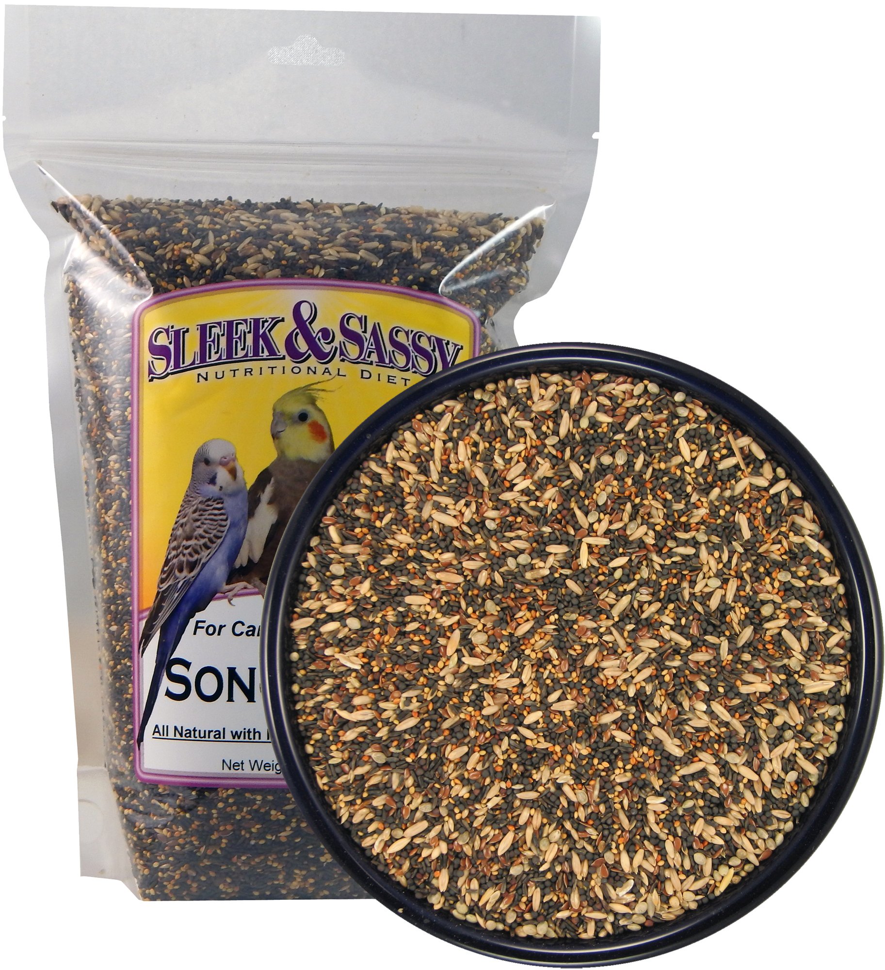 SLEEK & SASSY Song Bird Treat for Finches and Canaries (2 lbs.)