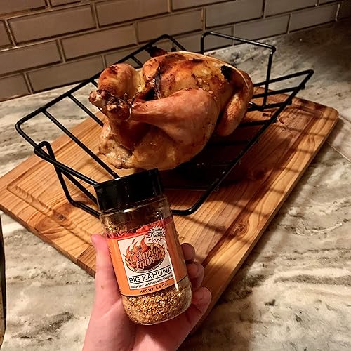 Miniatura 4 de Cindy Lynn's Big Kahuna Rub and Seasoning, 5.8 oz (paquete de 1), uso como frote de carne en aves de corral, cerdo y mariscos, frotar con temática