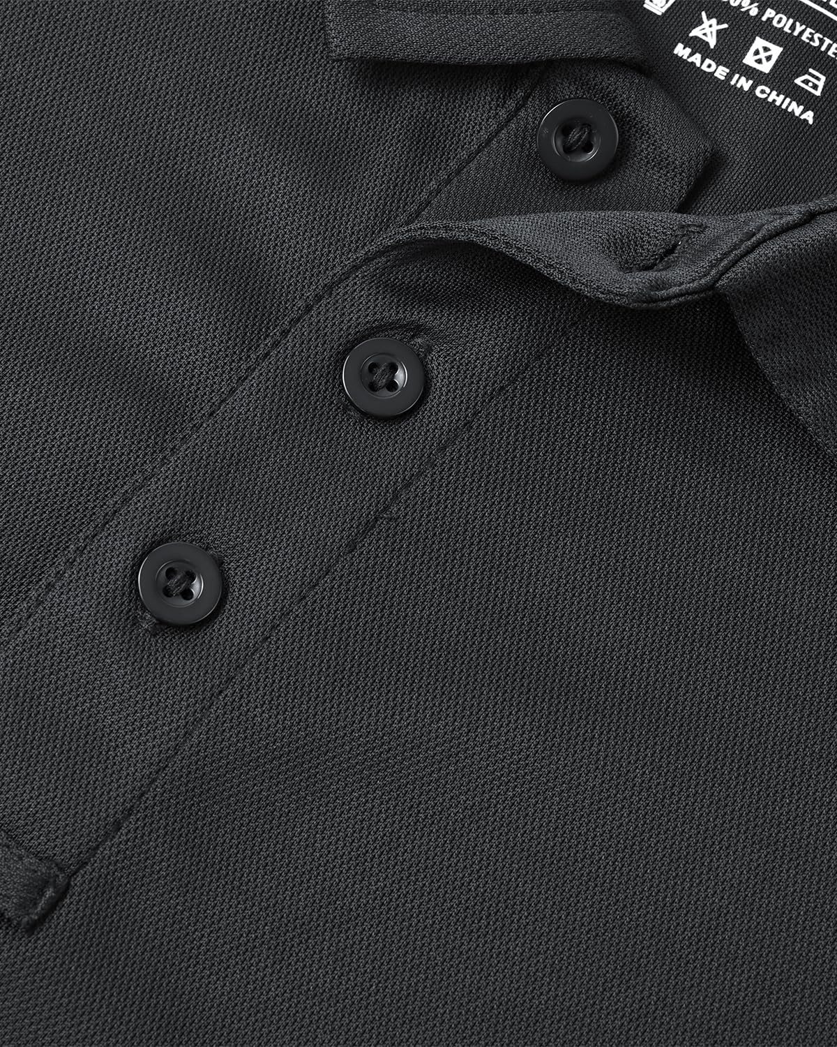 Men's Quick Dry Golf Polo Shirts Active Short Sleeve Lightweight Casual Collared T-Shirt - Image 3