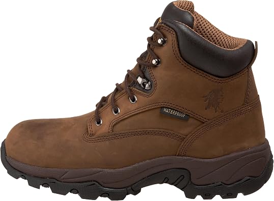 Chippewa Graeme 6 Waterproof Composite Toe Lace-Up Work Boot - Removable Insole & Composite Toe - Waterproof Leather & All-Weather Boots for Men - Slip-Resistant Outsole for Slip Resistant Shoe Grip