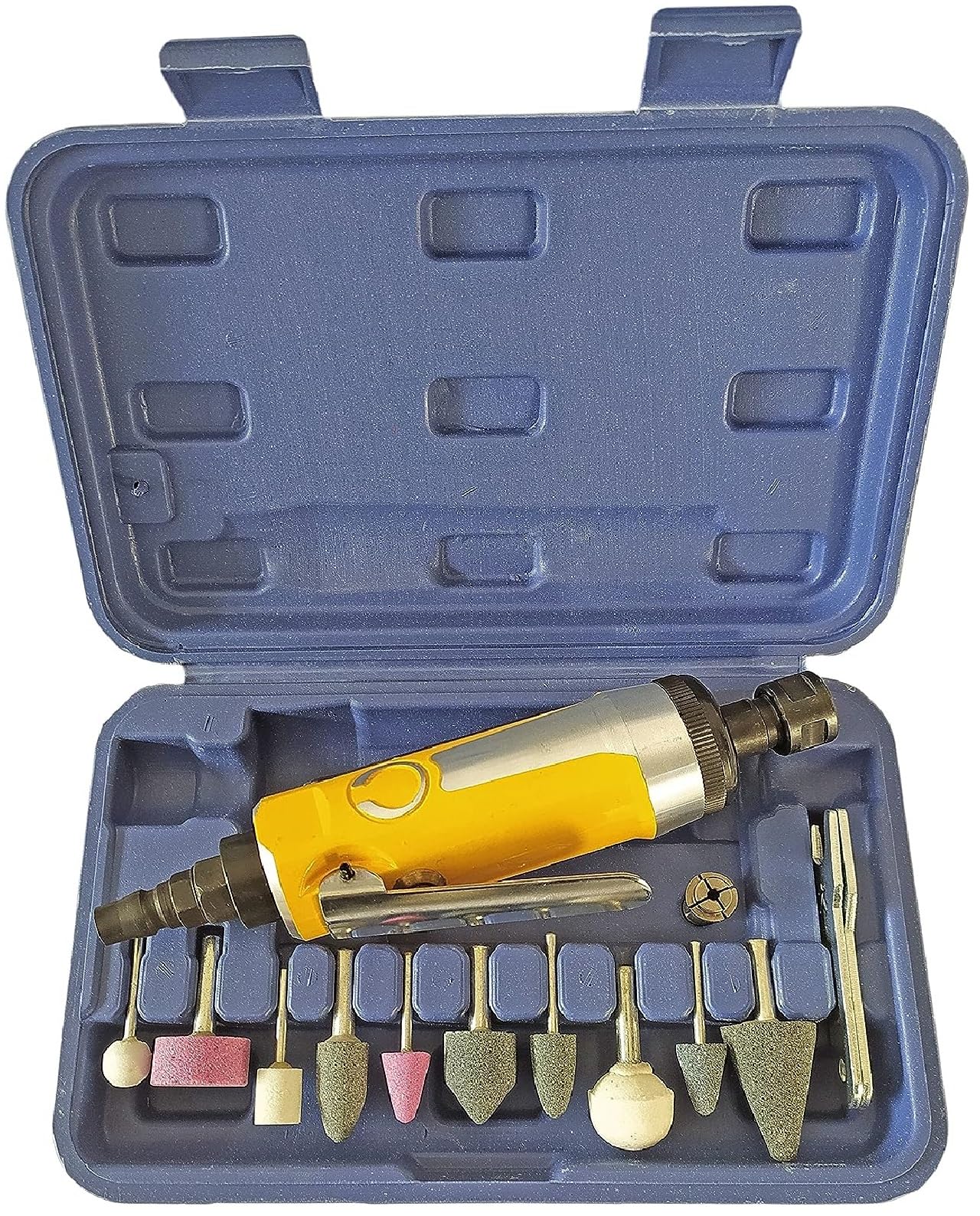 Inditrust New Pneumatic Air Die Grinder in BOX Professional AIR DIE Grinder 1/4" -1/8" (6mm-3mm) Pneumatic Tool for Multipurpose Work Also Polisher Sander Kit for Tire Repair Tools Rotary Tool (6 mm) (B0CFLNHR8D) Amazon Price History, Amazon Price Tracker