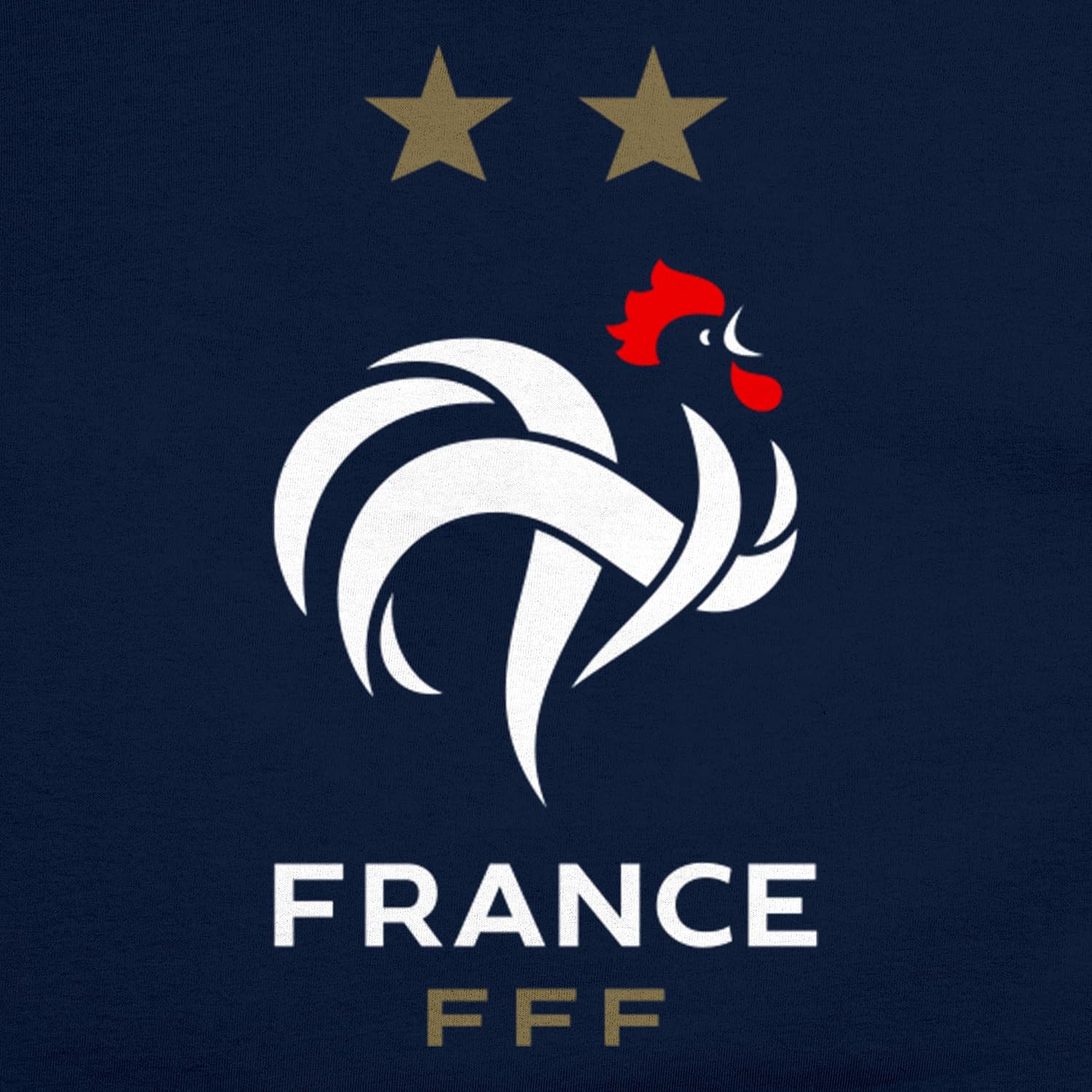 Icon Sports Officially Licensed France Football Federation Soccer Cotton T-Shirt - Unisex Adult